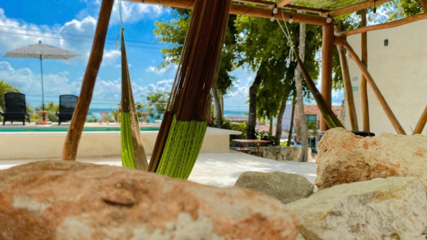 Hotel & Eco Cabanas Azul Maria Bacalar Dış mekan fotoğraf
