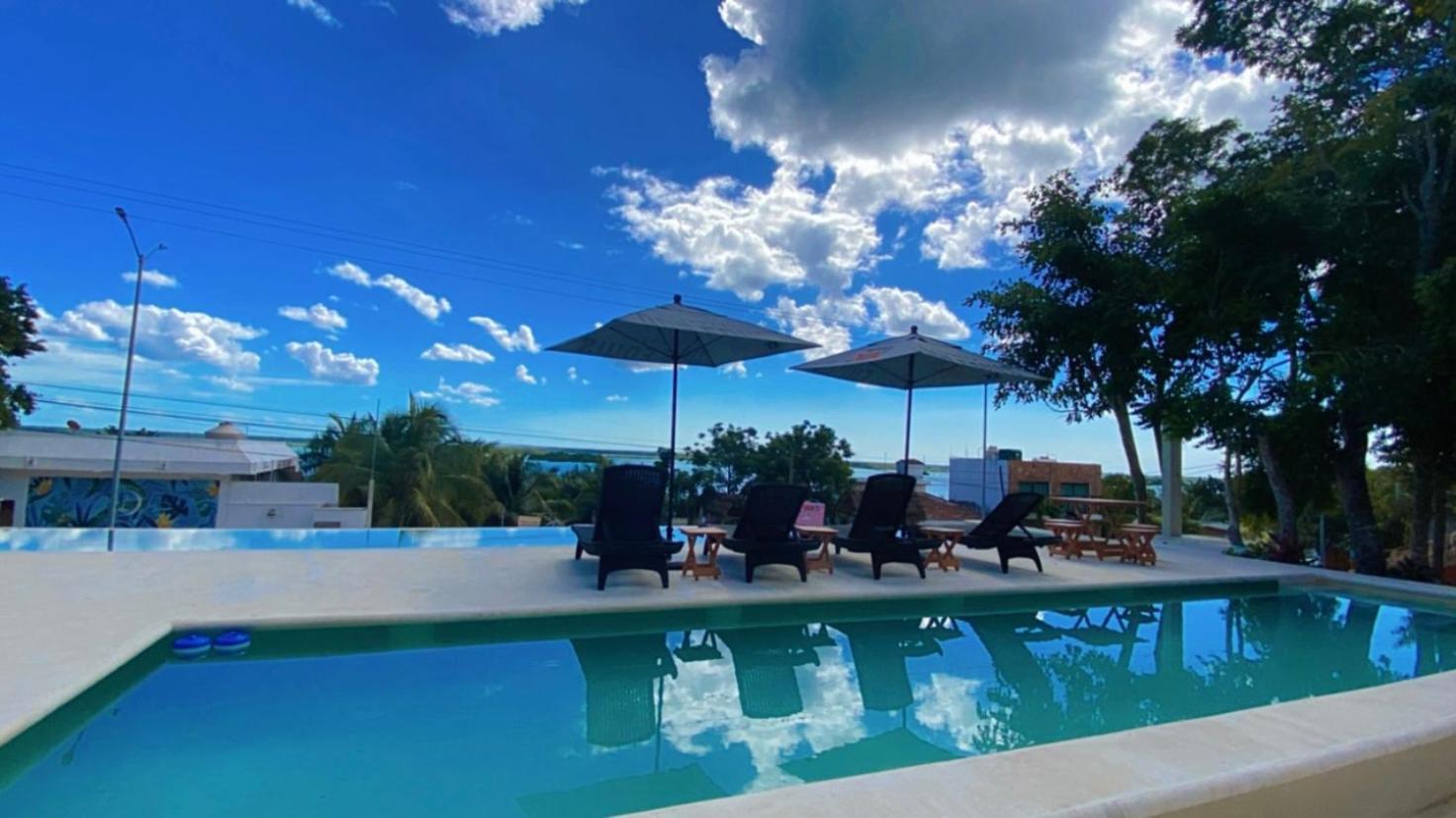 Hotel & Eco Cabanas Azul Maria Bacalar Dış mekan fotoğraf