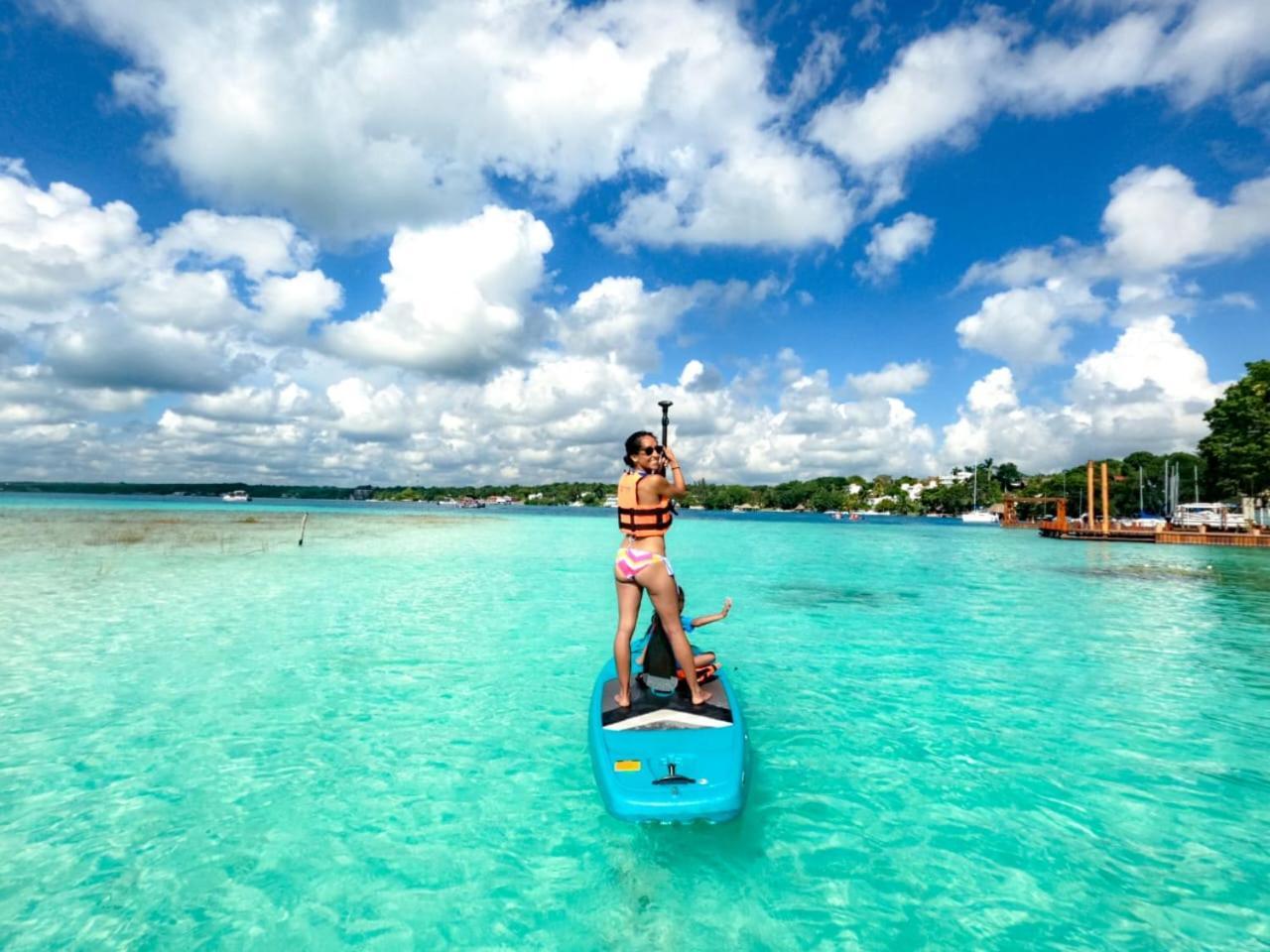 Hotel & Eco Cabanas Azul Maria Bacalar Dış mekan fotoğraf